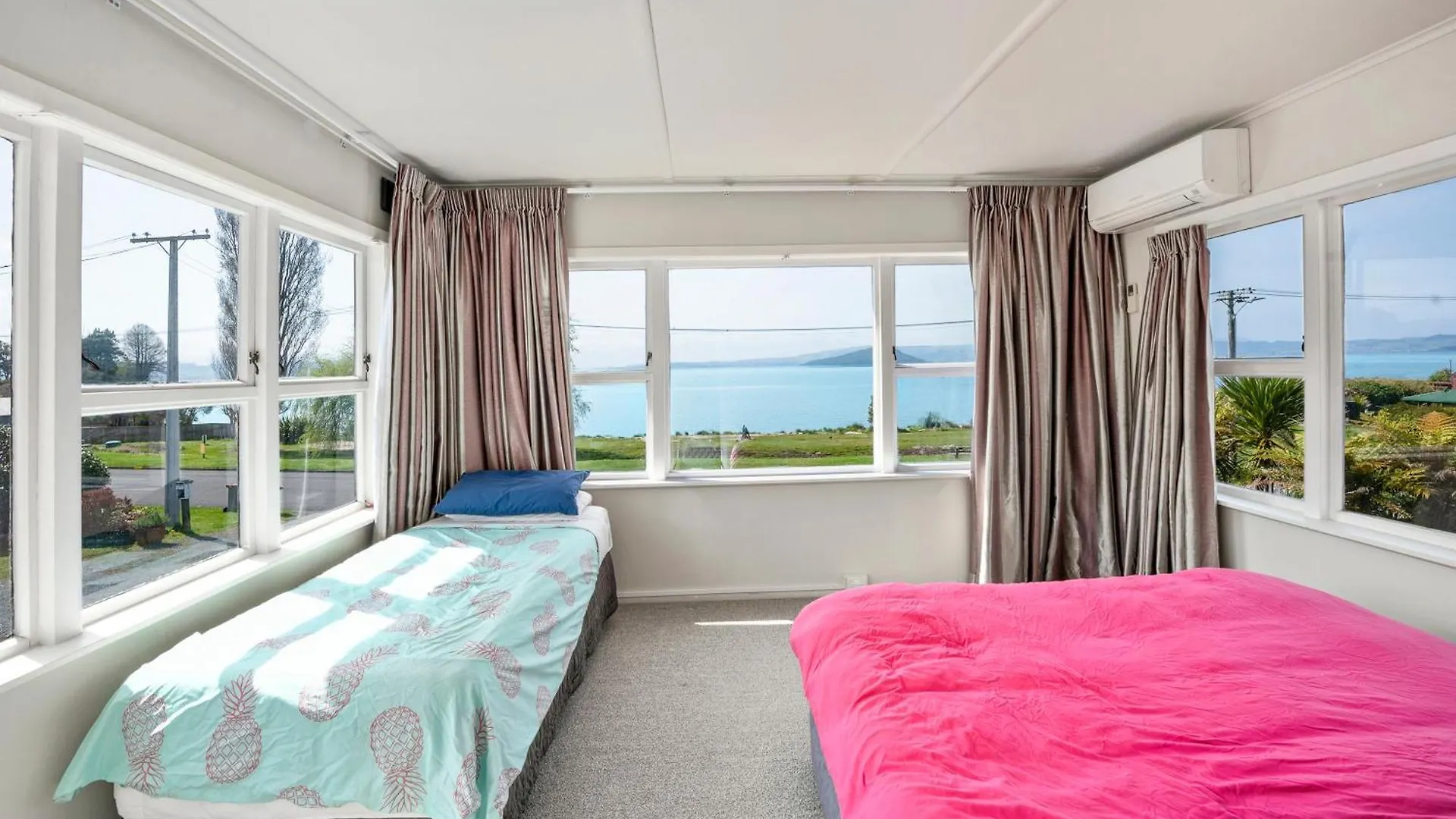 Ferienhaus Authentic Kiwi Lodge By The Lake Rotorua Neuseeland